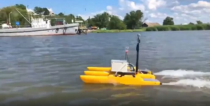 Ученые создали надводный беспилотник для изучения Дона и Азовского моря