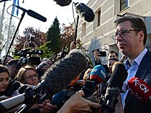 Вучич объявил о победе на выборах президента Сербии