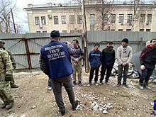 На стройке в Самарском районе полицейские обнаружили четырех нелегалов