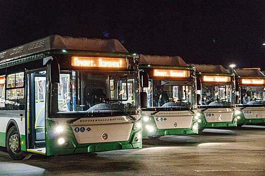 В Воронеж прибыла новая партия автобусов
