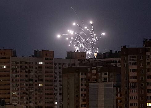 В Киеве произошел пожар