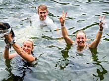 Американец назвал странной привычку русских купаться в плохую погоду