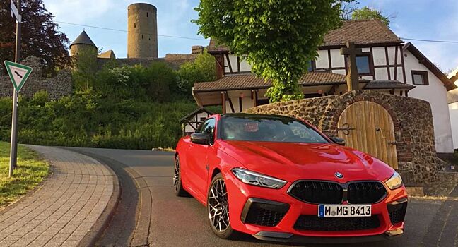 Прохождение BMW M8 на Нюрбургринге попало на видео