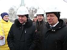Министр транспорта России положительно оценил ход строительства нового моста в Ярославле