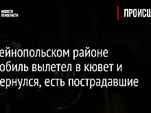 В Лодейнопольском районе автомобиль вылетел в кювет и перевернулся, есть пострадавшие