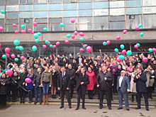 На «Субмикроне» прошла акция ко Дню космонавтики