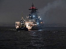 Корабль "Вице-адмирал Кулаков" вернулся в Североморск из 220-суточного похода