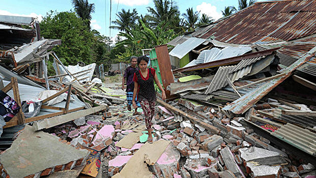 Сильное землетрясение произошло у берегов Индонезии