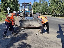 В Оренбурге продолжают ремонтировать дороги