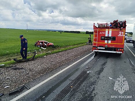 Четыре человека пострадали в аварии на трассе в Оренбуржье