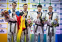 Россияне взяли серебро и бронзу на чемпионате мира по тхэквондо среди мужчин