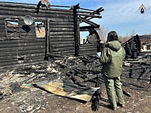 Опубликовано фото с места пожара с тремя погибшими в Нижегородской области