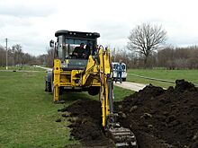 К строительству газопровода для двух улиц приступили в Новобейсугской в марте