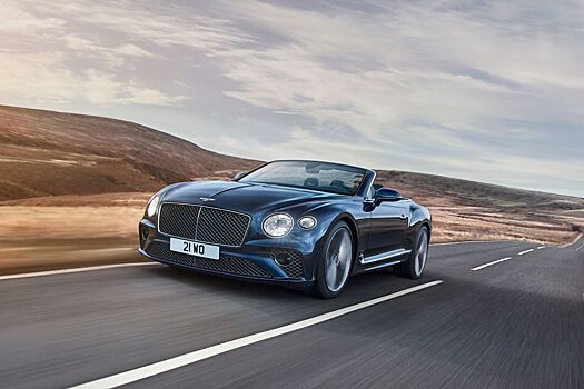 Bentley представила открытую версию Continental GT Speed