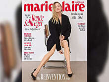 Актриса Рене Зеллвегер снялась в ультракоротких шортах в стразах