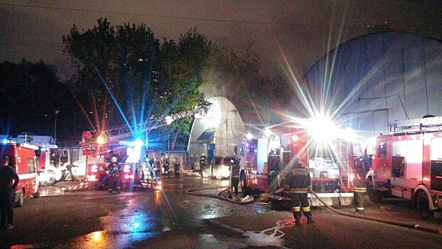 Ресторан загорелся в центре Москвы