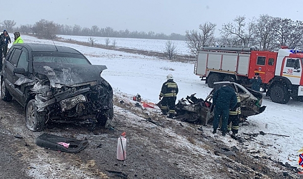 ГУ МВД опубликовало видео аварии с погибшей женщиной под Волгоградом