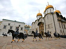 Открытие 20-го сезона развода караулов Президентского полка пройдет в Кремле 19 апреля