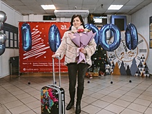 Курянка Светлана Карелина стала 100-тысячным пассажиром аэропорта