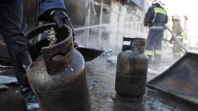 В автомастерской в Краснодаре взорвался баллон