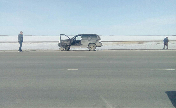 Водитель джипа погиб от наехавшего ГАЗа