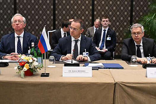 Мединский не выступит с заявлениями по итогам первого дня переговоров в Женеве