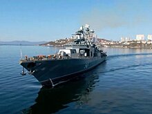 Фрегат "Маршал Шапошников" поразил новой пушкой невидимую цель