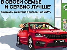 Зимнее предложение от ŠKODA: сервисные работы с выгодой до 30%