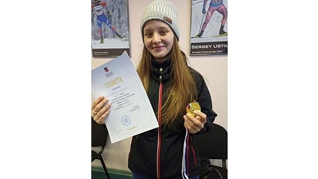 Вологжанка Мария Лебедева стала лучшей на XI зимней Спартакиаде учащихся России по биатлону
