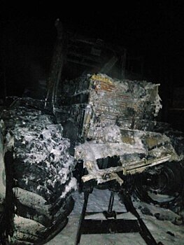 В Арбузинском районе на ходу загорелся трактор