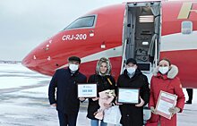 Аэропорт Победилово встретил 300-тысячного пассажира из Москвы