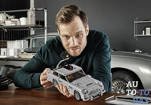 Aston Martin DB5 Джеймса Бонда сделали из Lego
