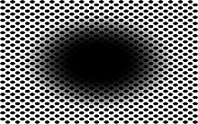 Удивительная оптическая иллюзия: будто черная дыра приближается к вам