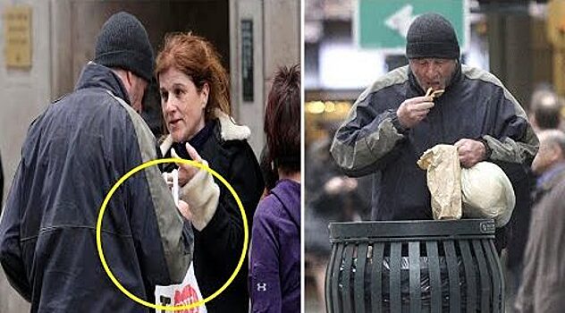 Женщина решила накормить бездомного, но он оказался знаменитостью: Только спустя время она узнала кто это был