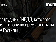 Умер сотрудник ГИБДД, которого ранили в голову во время охоты на гусей у Гостилиц