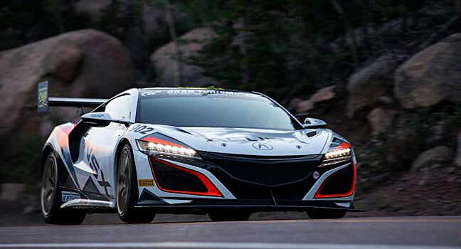 Acura NSX — самый быстрый серийный гибрид на Пайкс-Пик