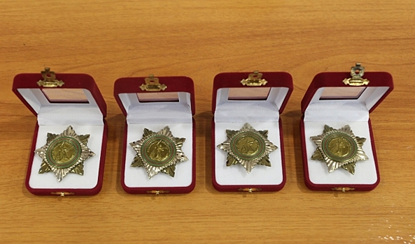 Четверых волгоградцев наградили почетными знаками «За верность Отечеству»