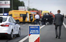 На севере Москвы произошло ДТП с участием двух автомобилей. Видео