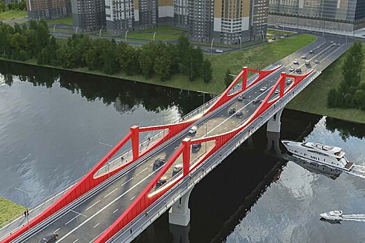 Готовность моста в створе улицы Мясищева в Москве оценивают на 45%