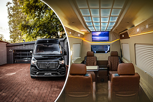 Видео: самый крутой Mercedes Sprinter, роскошный, как дворец