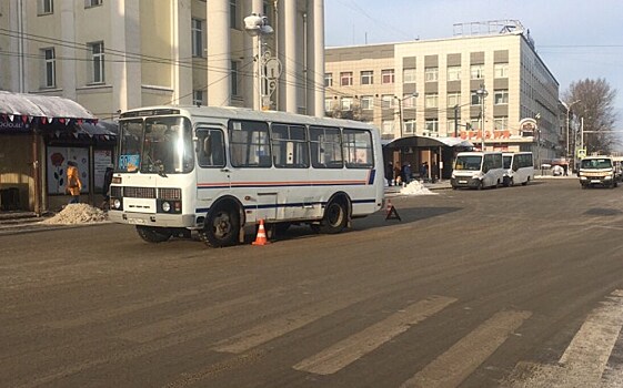В Иркутске столкнулись два автобуса