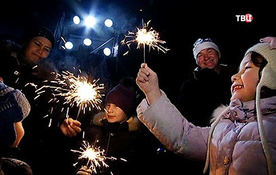 Как Москва встретила Новый год