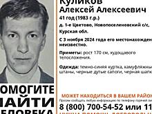 В Курской области ищут пропавшего 3 ноября Алексея Куликова