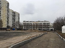 На Барышихе футбольное поле оснастили бордюрами