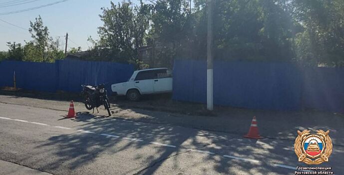 В Ростовской области 12-летний подросток, управляя мопедом, спровоцировал ДТП