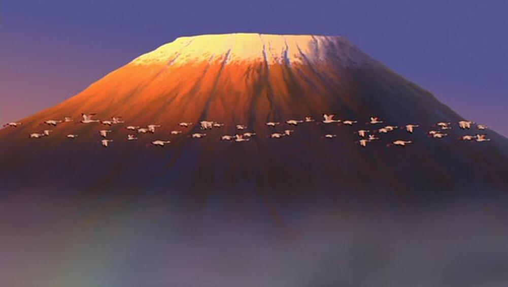 Величественную гору можно заметить в самом начале мультфильма "Король Лев".