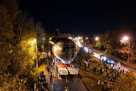 Подводная лодка К-3 «Ленинский комсомол» заведена в здание Музея военно-морской славы в кластере «Остров фортов»