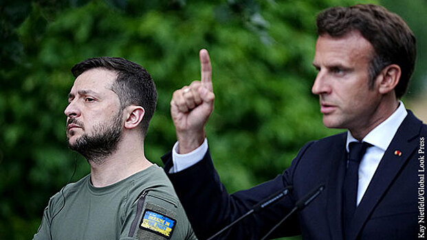 Французы раскритиковали внешний вид Зеленского на встрече с Макроном