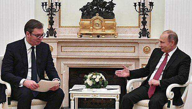 Вучич пригласил Путина посетить Сербию