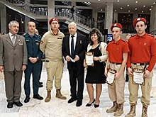 Поисковый отряд Вороновский рубеж получил заслуженную награду